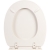 Abattant WC en bois compressé - Double - Saphir - Blanc - OLFA