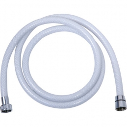 Flexible de douche tressé - Blanc - 1.5 M - 