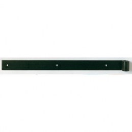 Penture queue carrée droite - 50 cm - Laqué noir