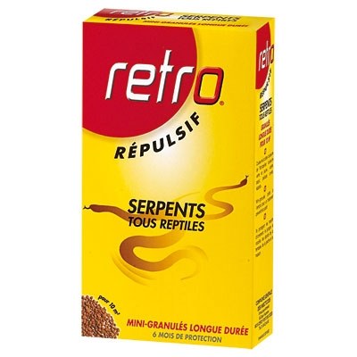 Répulsif serpents en granulés - 400 Grs - RETRO