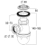 Combiné bonde/siphon urinoir à grille - NICOLL