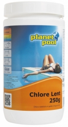 Chlore lent permanent - Galet de 250 Grs - 1 Kg - PLANET POOL