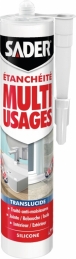  Mastic d'étanchéité Multi-usages - Translucide - 280 ml - SADER