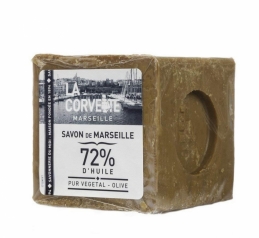 Cube de Savon de Marseille - Olive - 500 Grs - LA CORVETTE