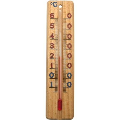 Thermomètre en bois - 137 x 30 mm - STIL