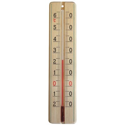 Thermomètre bois - 220 x 48 mm