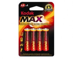 4 Piles LR6 - AA - Gamme MAX Kodak