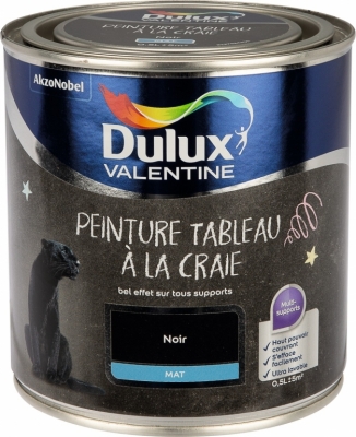 Peinture tableau à la craie - Noir - 500 ml - DULUX