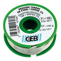 Bobine de fil étain / cuivre - 100 Gr - GEB