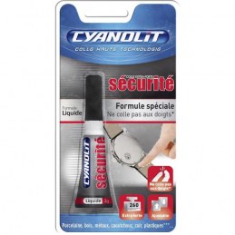 Colle super S - Cyanolit Sécurité - Liquide 3 gr