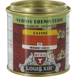 Vernis ébénisterie - Satiné - Merisier - 125 ml - AVEL