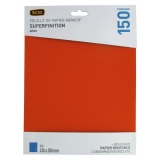 Papier de verre - x 4 - Grain 150 - 230 x 280 mm -SCID