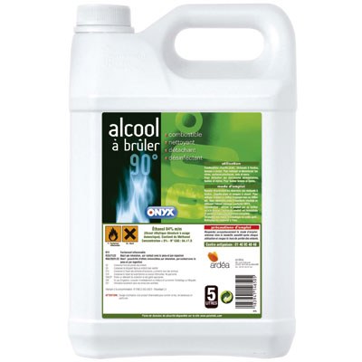 Alcool à brûler 90° - 5 L - ONYX