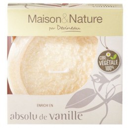 Bougie évasée - Vanille - Maison et Nature - DEVINEAU