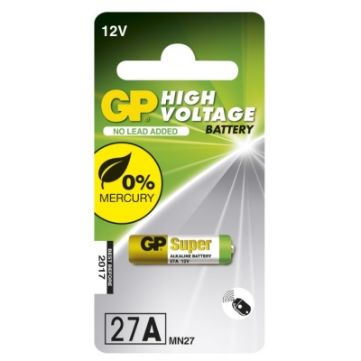 Pile alcaline - High Voltage - Ultra spéciale - 12V - 27AF - GP