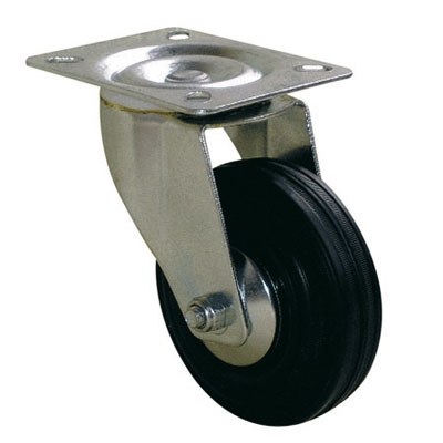 Roulette Port-roll Manutal pivotante - 68 x 50 mm - GUITEL