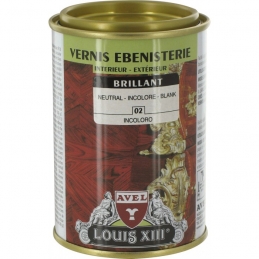 Vernis ébénisterie - Brillant - Incolore - 250 ml - AVEL