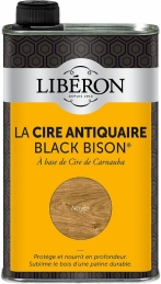 Cire d'antiquaire liquide - Black Bison - Noyer - 500 ml - LIBERON