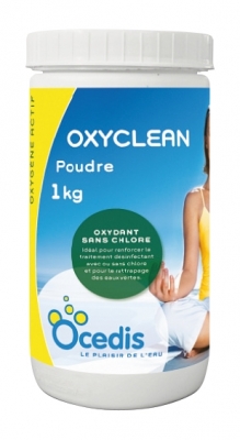 Traitement à l'oxygène actif sans chlore - Oxy Clean - 1 Kg - OCEDIS