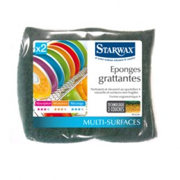 Eponges Grattante x2 - STARWAX