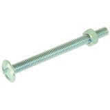 Boulon poêlier acier zingué - Ø 4 x 20 mm - Lot de 6 - FIX'PRO