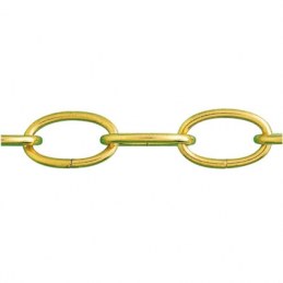 Bobine chaîne pour lustre bronze - maille ovale - 25 m - Ø2.8 mm - CHAPUIS