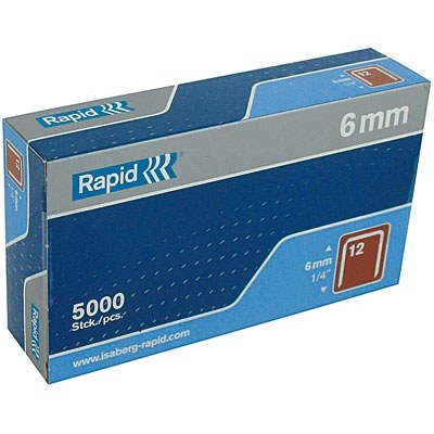 Agrafes décoration et finition N°12 - Ø6 mm - Lot de 5000 - RAPID