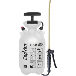 Pulvérisateur à pression préalable avec joint Viton - C5 - 5 L - CAP VERT