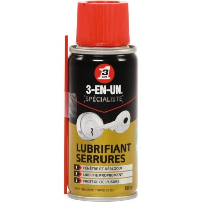 Lubrifiant serrure - 100 ml - 3-EN-UN spécialiste