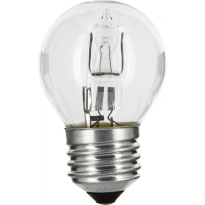 Ampoule halogène ECO - Sphérique - E27 - 20 W - 240 Lumens - DHOME