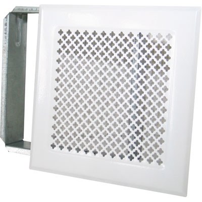 Grille d'aération cheminée - Blanc - 170 x 170 mm - DMO