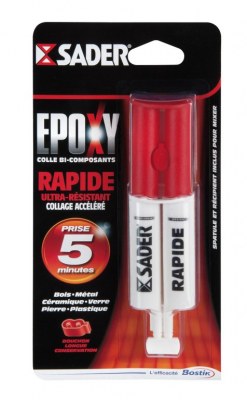 Colle époxy rapide - 25 ml - SADER