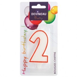 Bougie anniversaire N°2 - DEVINEAU