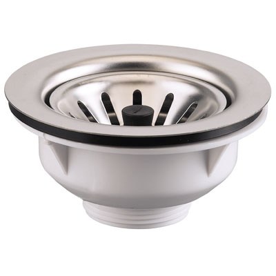 Bonde panier - Inox - Sans trop plein - Diamètre 90 mm - VALENTIN