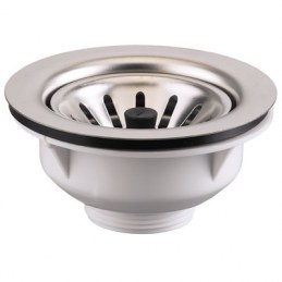 Bonde panier - Inox - Sans trop plein - Diamètre 90 mm - VALENTIN