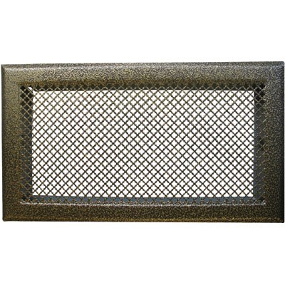 Grille d'aération cheminée - Bronze - 345 x 195 mm - DMO