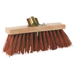 Brosse de balai Cantonnier Piassava - 32 cm - Rouge - BROSSERIE MARCHAND