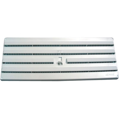 Grille en applique réglable - Plastique - Blanc - 245 x 170 mm - DMO 