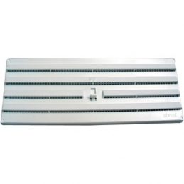 Grille en applique réglable - Plastique - Blanc - 245 x 170 mm - DMO 