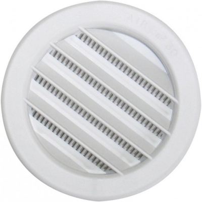 Grille de ventilation universelle à encastrer - Plastique - Ronde - 60 mm - DMO
