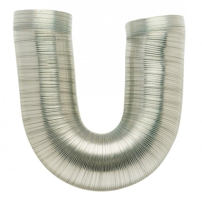 Gaine flexible et extensible de 0.45 à 1.5 M - Aluminium - 120 mm - DMO