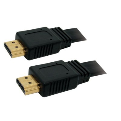 Câble HDMI / HDMI plat 1,80 m - OMENEX