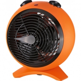 Radiateur soufflant 2000 Watts - Sphère - Orange et noir - VARMA