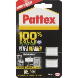 100 % Pâte à réparer - 2 doses de 5 Grs - PATTEX