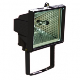 Projecteur halogène - 120 Watts - Noir - DHOME