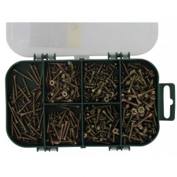 Assortiment vis agglo PZ standard acier zingué jaune - 450 pièces - FIX'PRO