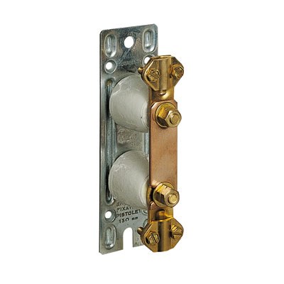 Borne de terre basse en platine métal - COSGA - 150 x 45 mm - LEGRAND