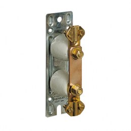 Borne de terre basse en platine métal - COSGA - 150 x 45 mm - LEGRAND