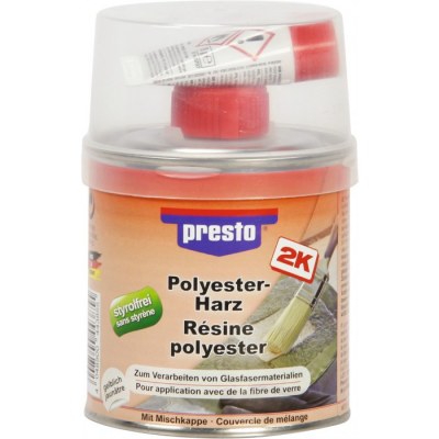 Résine polyster - 1000 Grs - PRESTO