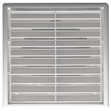 Grille fixe - Plastique - Blanc - 140 x 140 mm - DMO